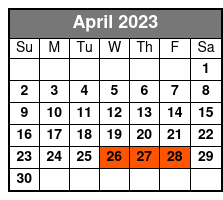 9am - Count Kustom's Car Tour April Schedule
