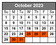 9am - Count Kustom's Car Tour October Schedule