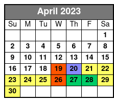 Wind Dancer (fr0) April Schedule