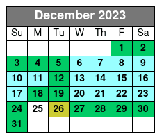 Wind Dancer (fr0) December Schedule