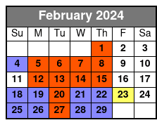 The Australian Bee Gees Show Category B Seating (bzz) February Schedule