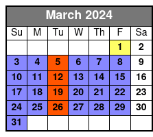 The Australian Bee Gees Show Category C Seating (czz) March Schedule
