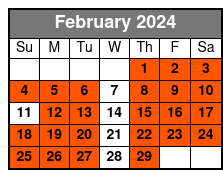 The Mentalist General Admission - Sides February Schedule