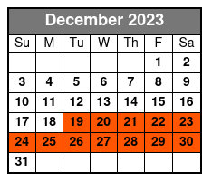 Stratosphere Tower Unlimited Ride Pass December Schedule