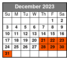 Laughternoon Starring Adam London December Schedule