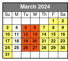 Las Vegas Club Crawl Experience March Schedule