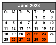 Guided Tour June Schedule
