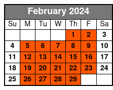 Guided Tour February Schedule