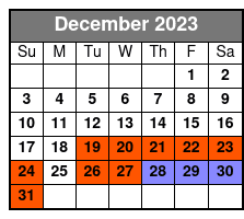 Laugh Factory at the Tropicana Hotel and Casino December Schedule