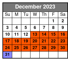 Grand Canyon National Park Shuttle from Las Vegas December Schedule