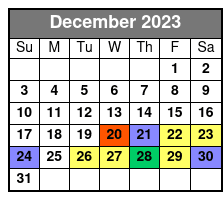 Small-Group Tour December Schedule
