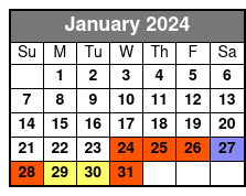 Small-Group Tour January Schedule