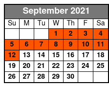 Atlantic City Afternoon Cruise Through Inlets & Bay Areas September Schedule