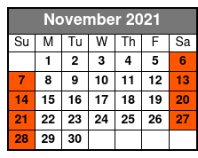 Cape May: Jersey Shore Whale and Dolphin Watching Cruise November Schedule