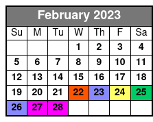 Haunted Stroll Through Old St Augustine February Schedule