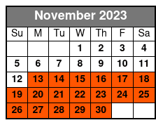 World Golf Hall of Fame and Museum General Admission in St. Augustine November Schedule