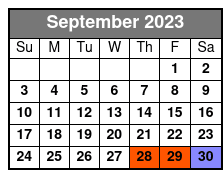 Island Breeze - Byob September Schedule
