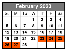Sunset Cruise St. Augustine February Schedule