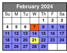 Scenic Boat Ride in St Augustine, FL February Schedule