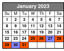 Night of Lights: #1 Booze Cruise in St. Augustine, Fl January Schedule