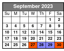 Sunset Cruise - #1 Booze Cruise in St. Augustine, Fl September Schedule