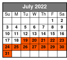 Wisconsin Dells Jet Boat Adventure July Schedule