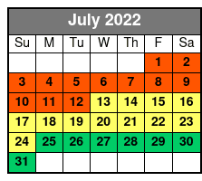 Wisconsin Dells Sunset Dinner Cruise July Schedule