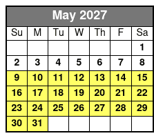 Sunset Cruise 1.5 Hour Lower Grand Lagoon May Schedule