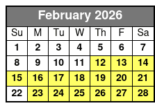 2 Hours Sunset Sail Aboard 50' Sy Ohana February Schedule