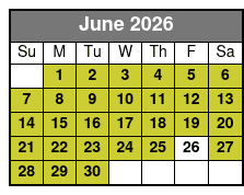 Sunset Sail Aboard 47 ft Daydreams Sailboat in Panama City Beach, FL June Schedule