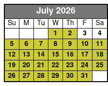 Sunset Sail Aboard 47 ft Daydreams Sailboat in Panama City Beach, FL July Schedule