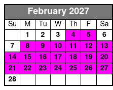 Sunset Sail Aboard 47 ft Daydreams Sailboat in Panama City Beach, FL February Schedule