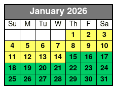 Sunset Cruise with Good Jibez Only in Panama City Beach January Schedule