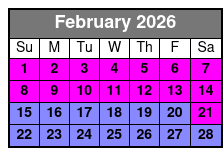 Sunset Cruise with Good Jibez Only in Panama City Beach February Schedule