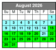 Sunset Cruise with Good Jibez Only in Panama City Beach August Schedule