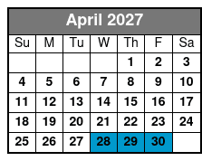 Sunset Cruise with Good Jibez Only in Panama City Beach April Schedule