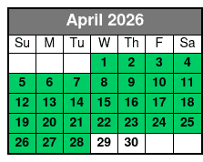 SkyWheel Panama City Beach Sunset Ticket April Schedule
