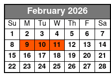Schedule February Schedule