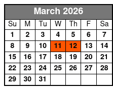 Schedule March Schedule