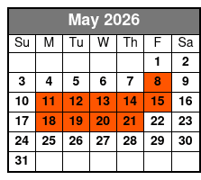 Schedule May Schedule