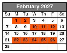 Schedule February Schedule
