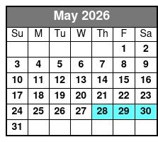 Shell Island Snorkel & Dolphin Cruise May Schedule