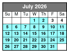 Sunset Catamaran Sail Panama City July Schedule