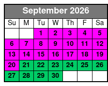 Sunset Catamaran Sail Panama City September Schedule