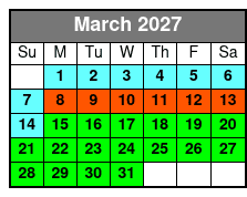 Sunset Catamaran Sail Panama City March Schedule