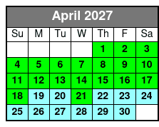 Sunset Catamaran Sail Panama City April Schedule