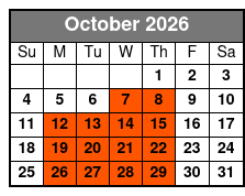 Night - State Park E-Bike Tour October Schedule