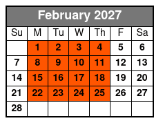 Night - State Park E-Bike Tour February Schedule