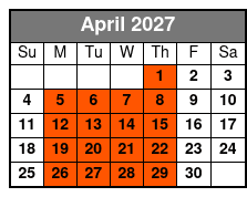 Night - State Park E-Bike Tour April Schedule