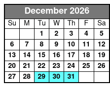 Panama City Scuba Diving Activity for Beginners December Schedule